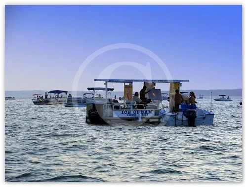 Ice Cream Afloat photograph by Suzette Morganelli