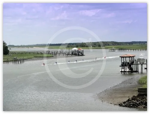 Intracoastal Waterway toward McClellanville, SC photograph by Suzette Morganelli